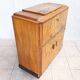 Art Deco walnut burl bar