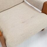 Wool and pine chair, 1960