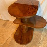 Gueridon art deco in maccassar acajoux