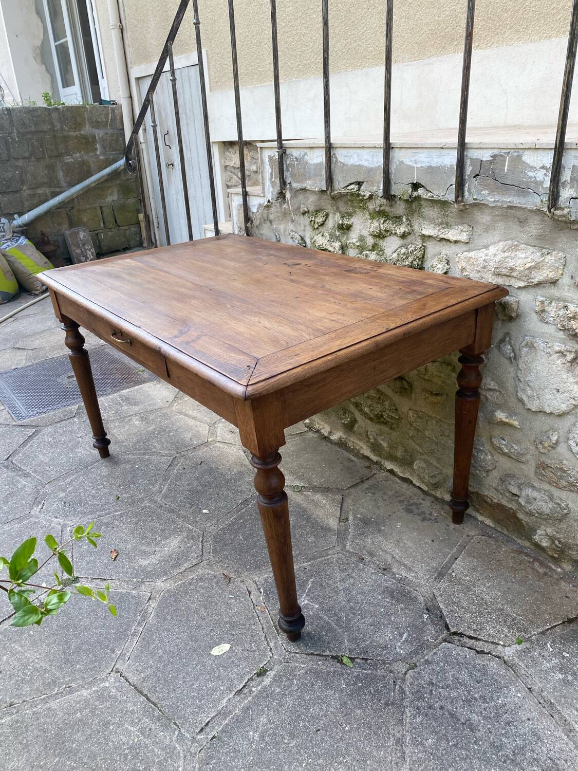 19th century oak desk