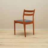 Set of six teak chairs, Danish design, 1970s, designer: Poul M. Volther