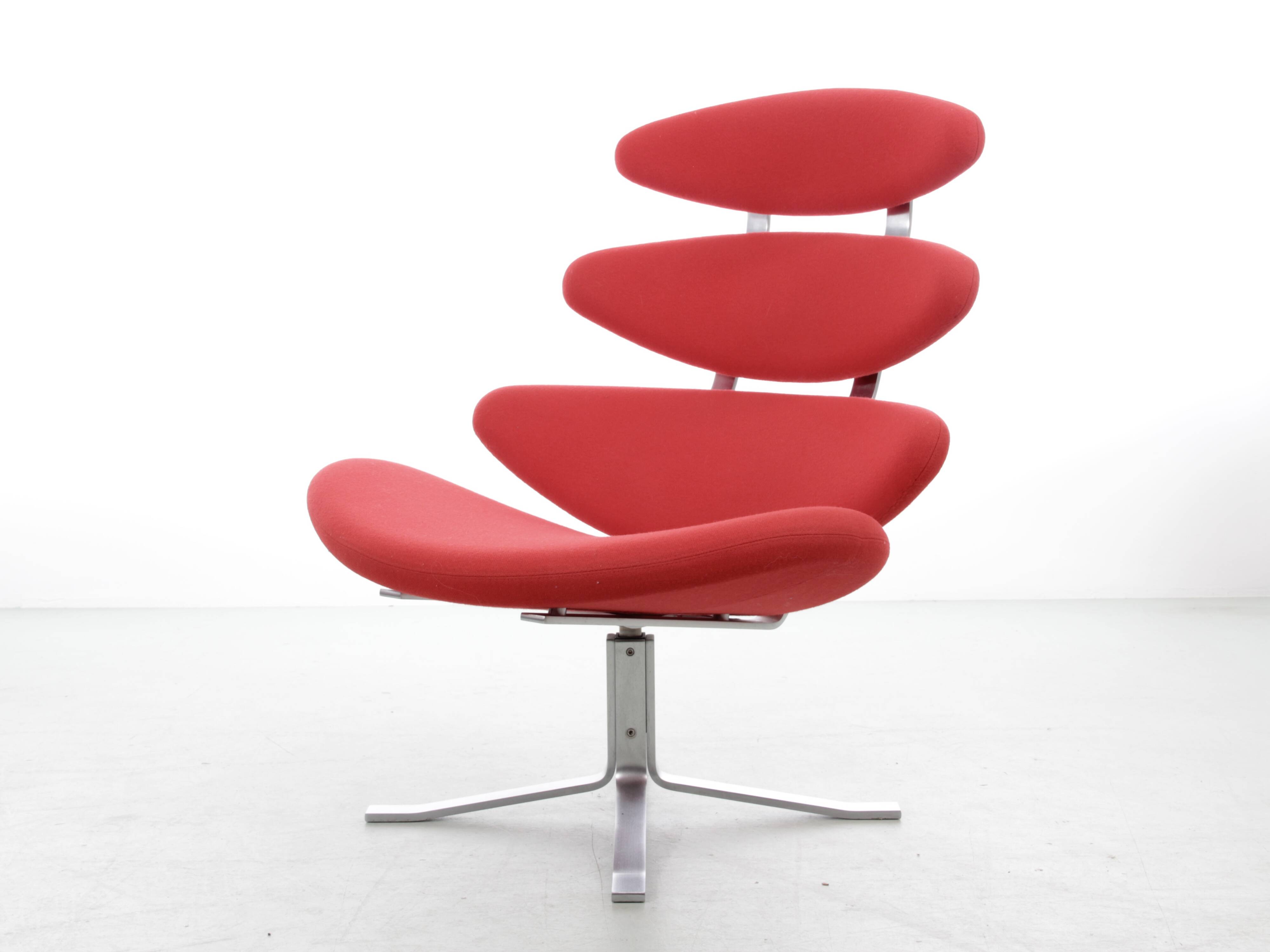 Paire de fauteuils scandinaves vintage modèle Corona