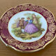 Decorative plate in Limoges porcelain