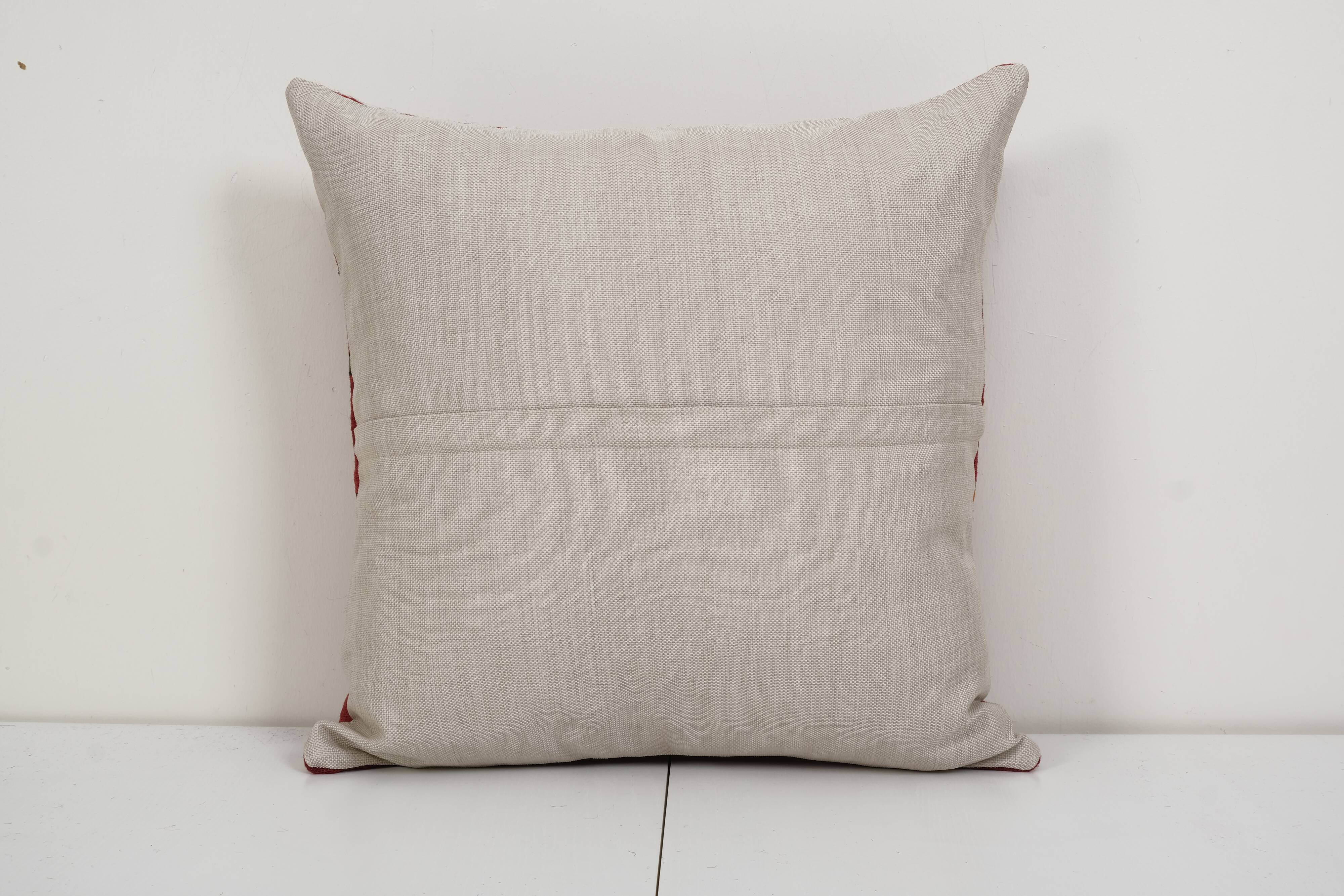 20" x 20" turkish striped kilim pillow, striped kilim pillow decorative throw pillow, bohemian kilim