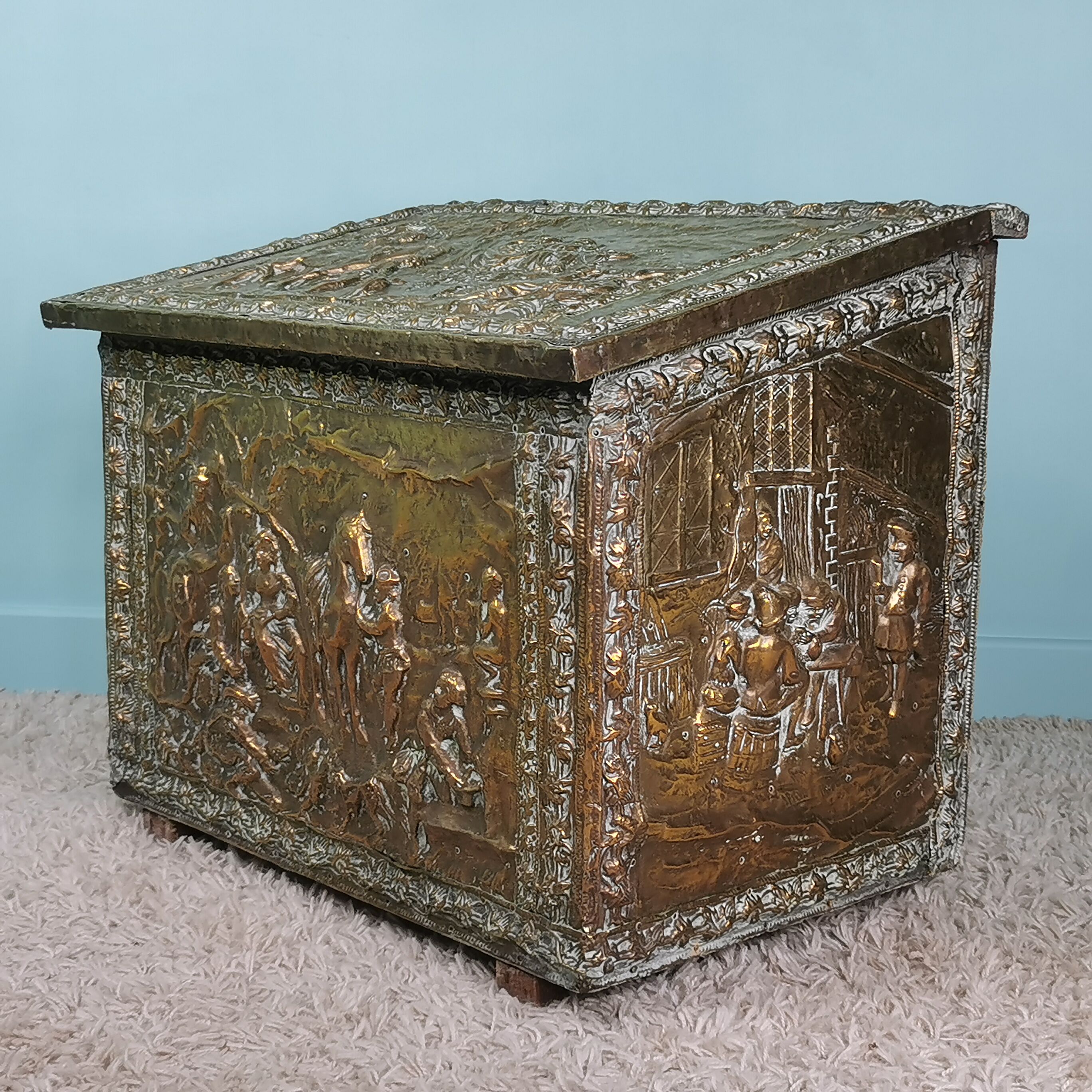Brass chest