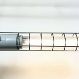 Grey Industrial Hanging Tube Light from Elektrosvit, 1980s