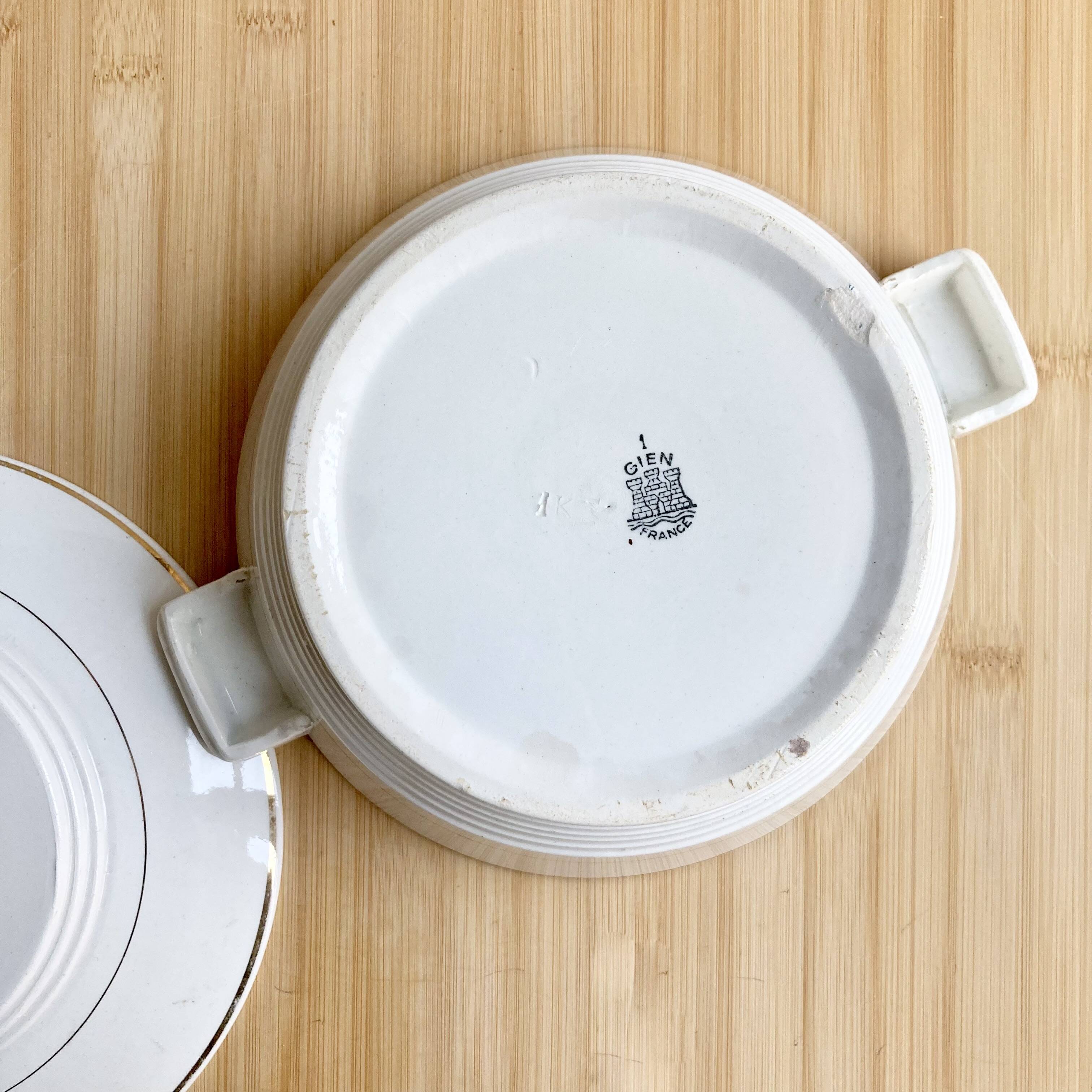 Gien 1930 soup tureen / vegetable dish