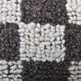 4x7 Checkered Handmade Wool Rug 137x214Cm SK 241436