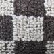 Tapis en laine fait main à carreaux 4x7 137x214 cm SK 241436