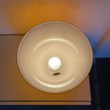 Art deco tulip lamp in opaline