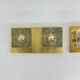 Pair of Peil & Putzler ice cube glass wall lamps, 1970s
