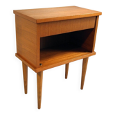 Teak bedside table years 70