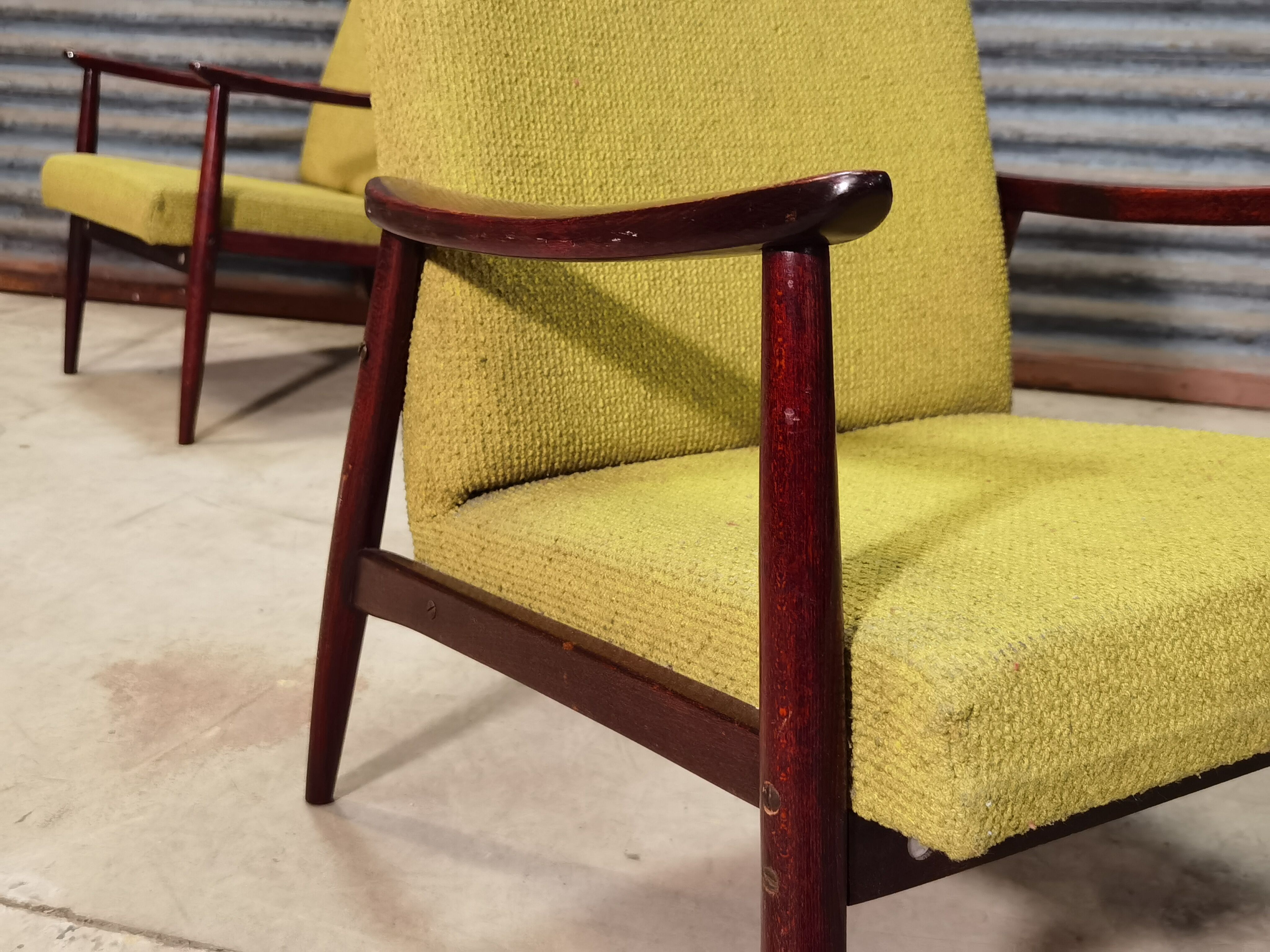 Paire de fauteuil Jitona Soběslav 1960