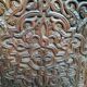 Ancien coffre en bois sculpté oriental