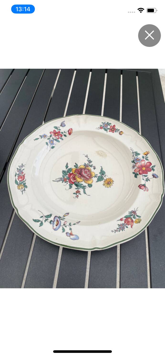 Plat en porcelaine Villeroy & Boch "Vieux Strasbourg"