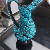 Fat lava vase sea foam or glacier enamels