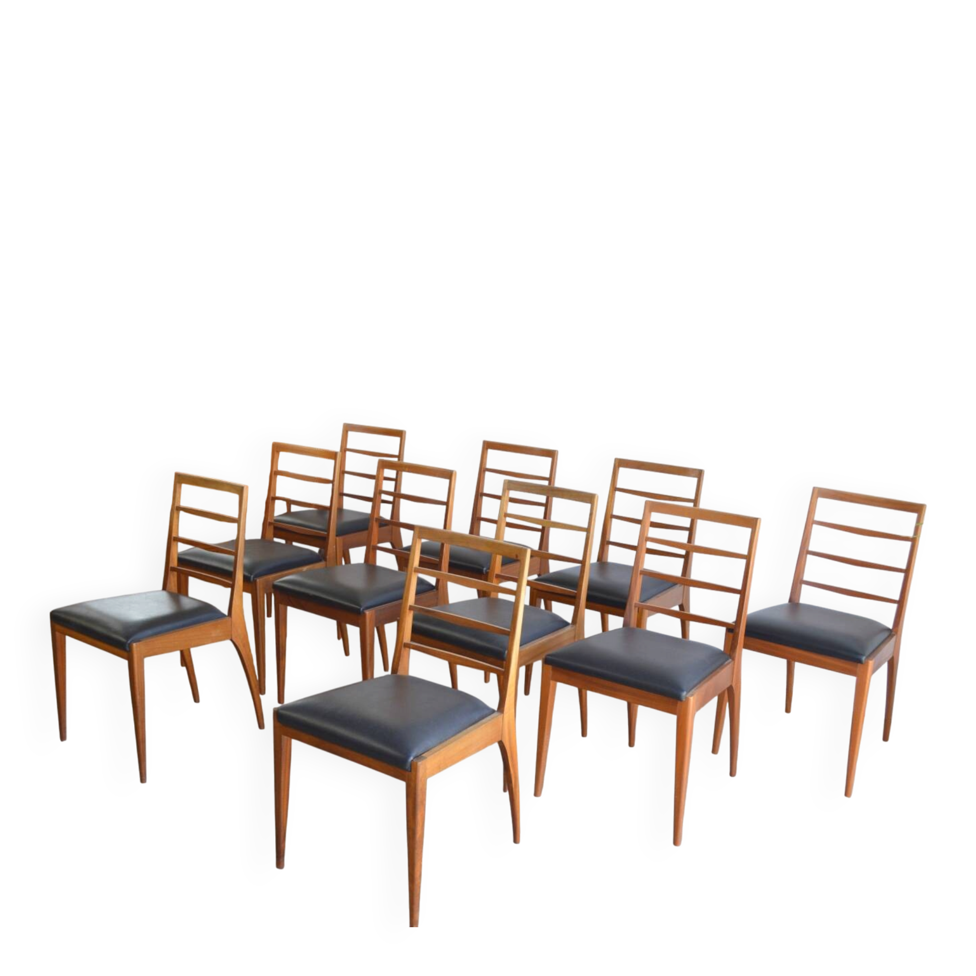 Set of 10 chairs by McIntosh
