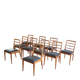 Set of 10 chairs by McIntosh
