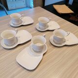 Porcelain cups and cups