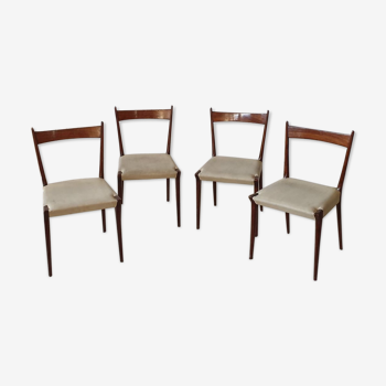 S2 teak dining chairs by Alfred Hendrickx for Belform 1960