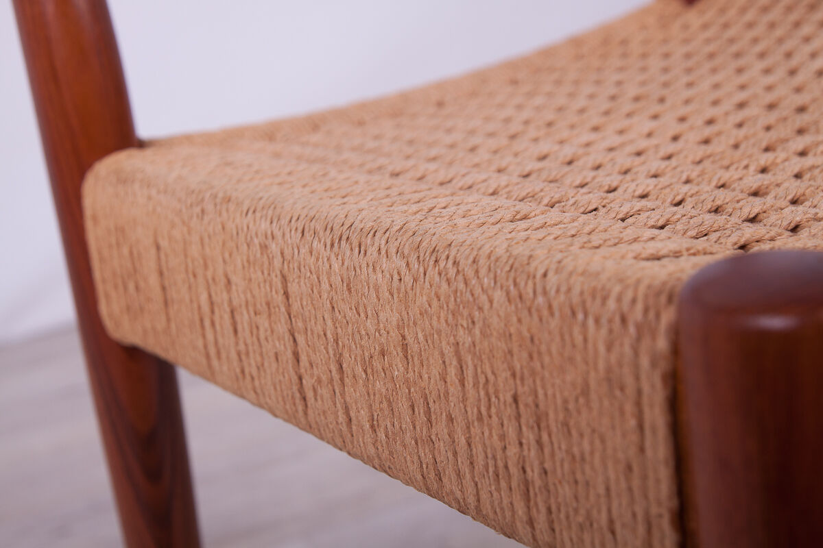 Danish Dining Chairs by Arne Hovmand-Olsen for Mogens Kold, 1960s, Set of 4