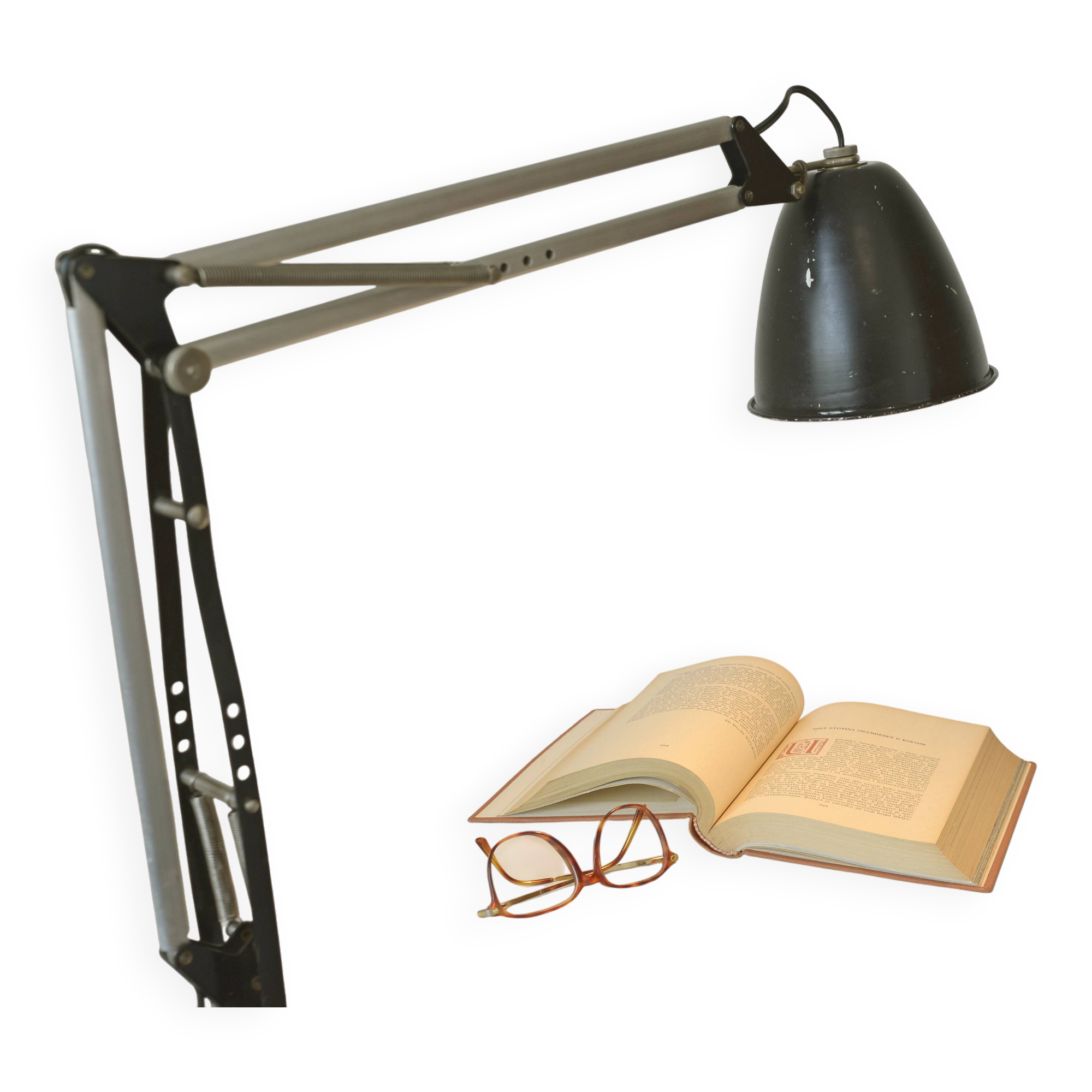Vintage Architect Desk Lamp Industrial Style Table Anglepoise Lamp 1960's
