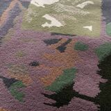 "Claire" Hand tufted rug by Tisca France 1980-1990s