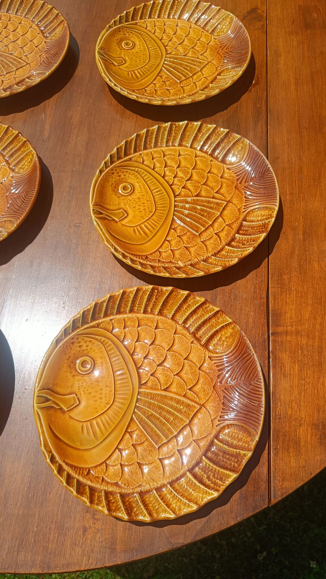 Sarreguemines fish plates