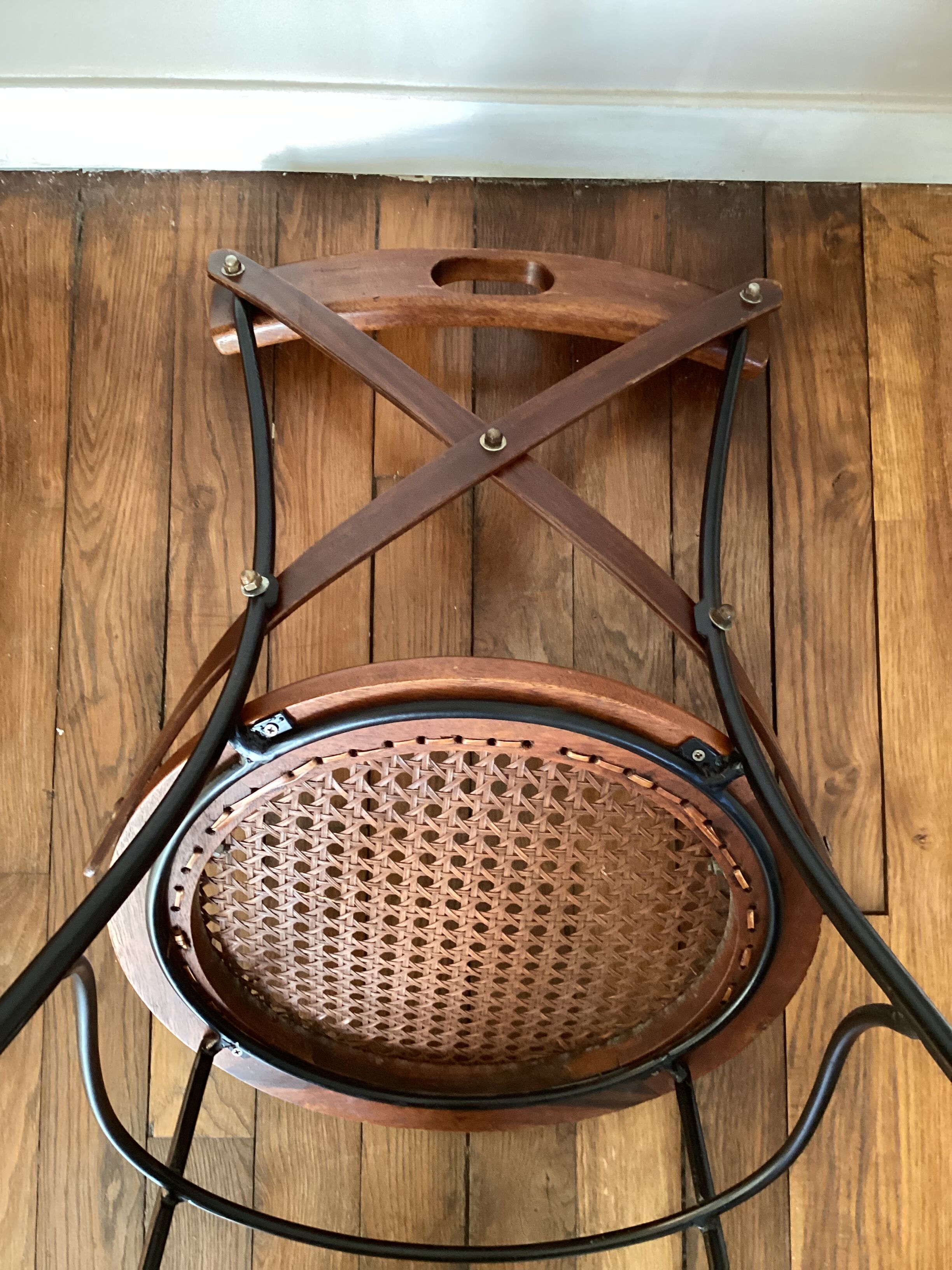 Old bistro chair year