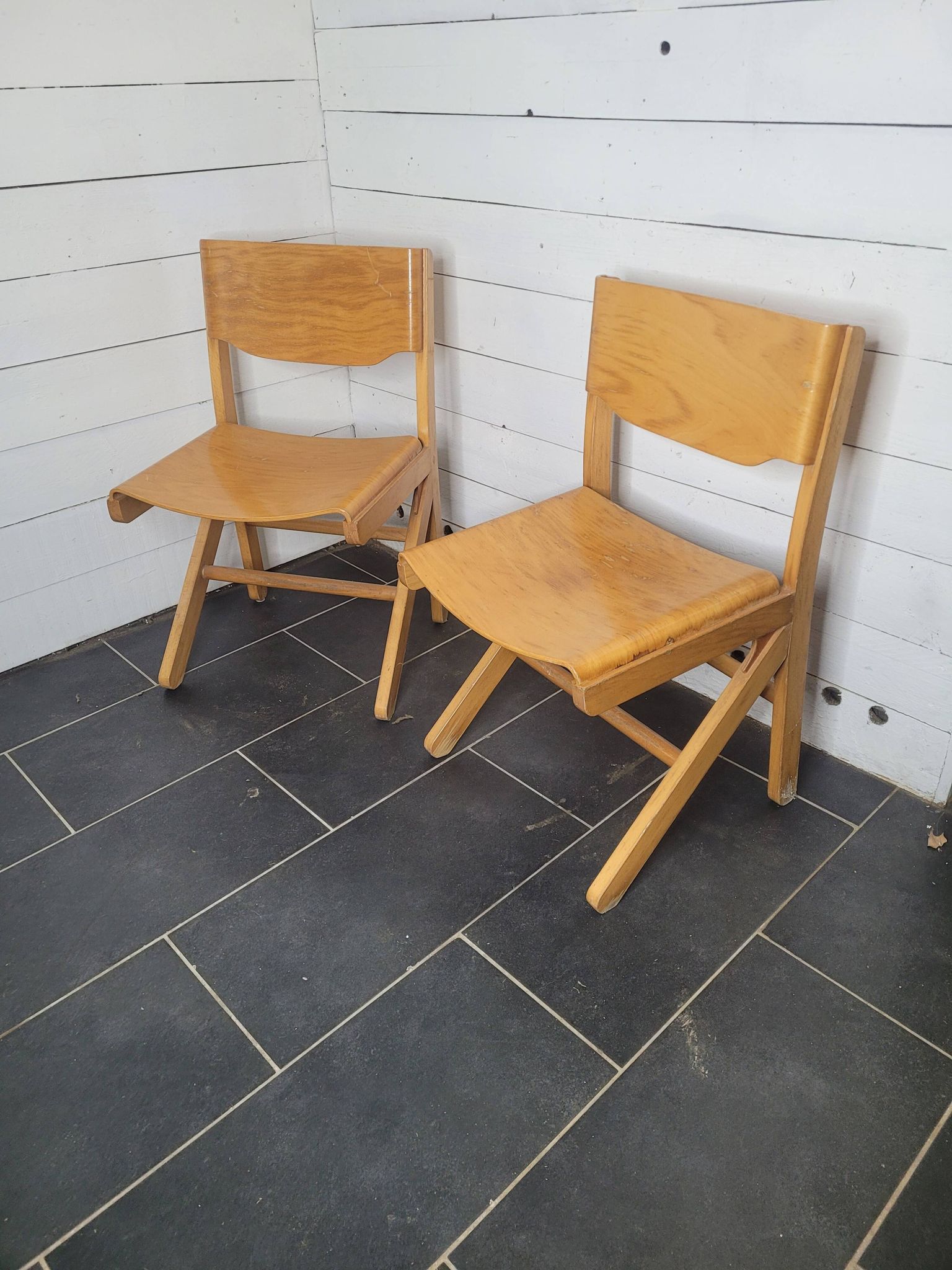 Pair of baumann chairs