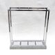 Art Deco umbrella holder in chromed metal