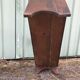 Rustic chest bench in old patina fir.