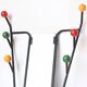 Vintage wall coat rack