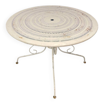 Vintage wrought iron garden table