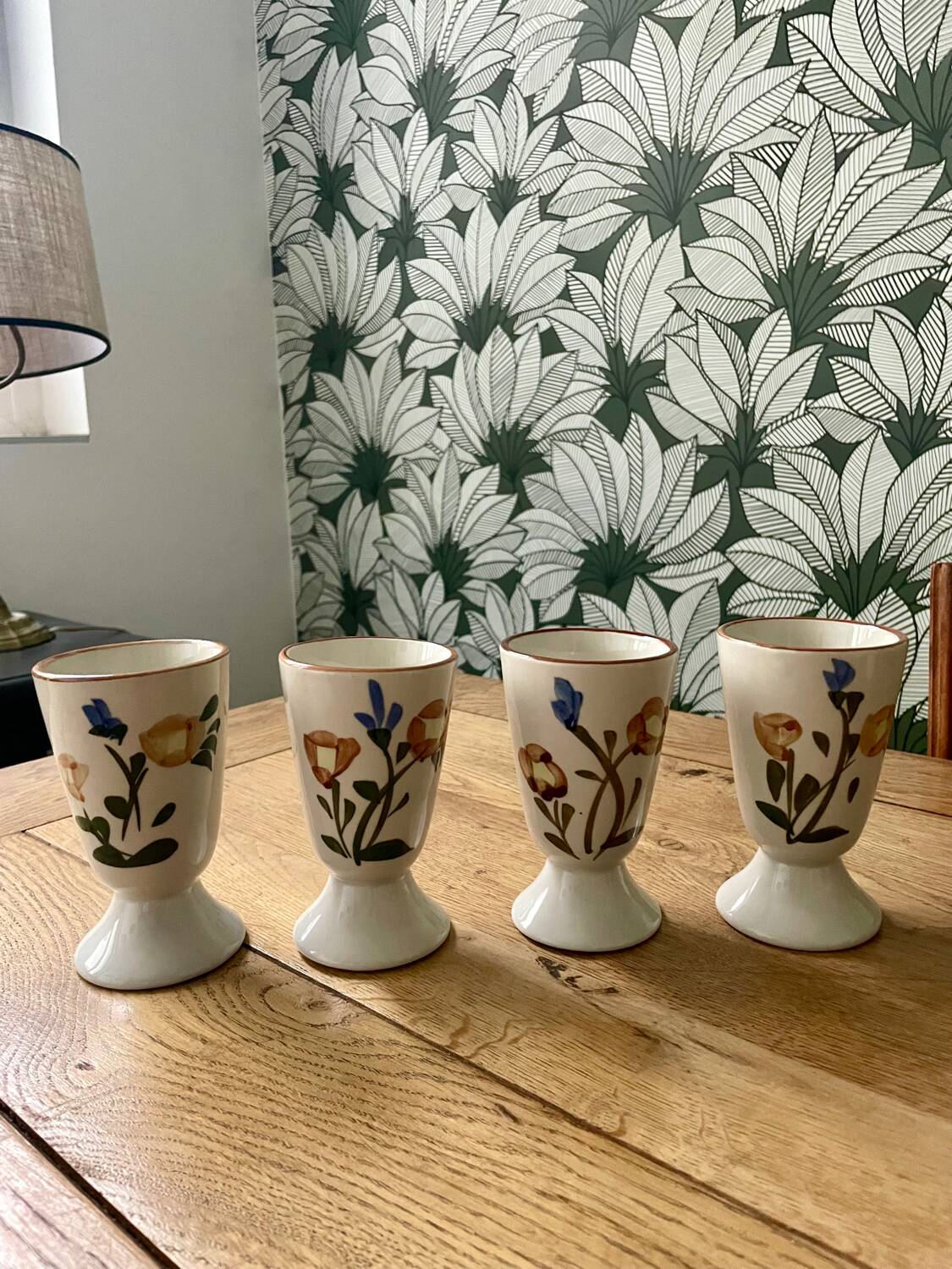 Vintage Ceramic Mazagrans - French Coffee Cups