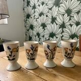 Vintage Ceramic Mazagrans - French Coffee Cups