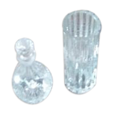 Crystal vase and decanter