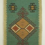 2.6x8 ft- handwoven kilim runner, bed side, indian traditional rug/carpet.