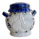 Bonbonnière vintage porcelaine décor citron – Style méditerranéen barbotine