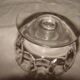 6 cut crystal cups from "Baccarat"