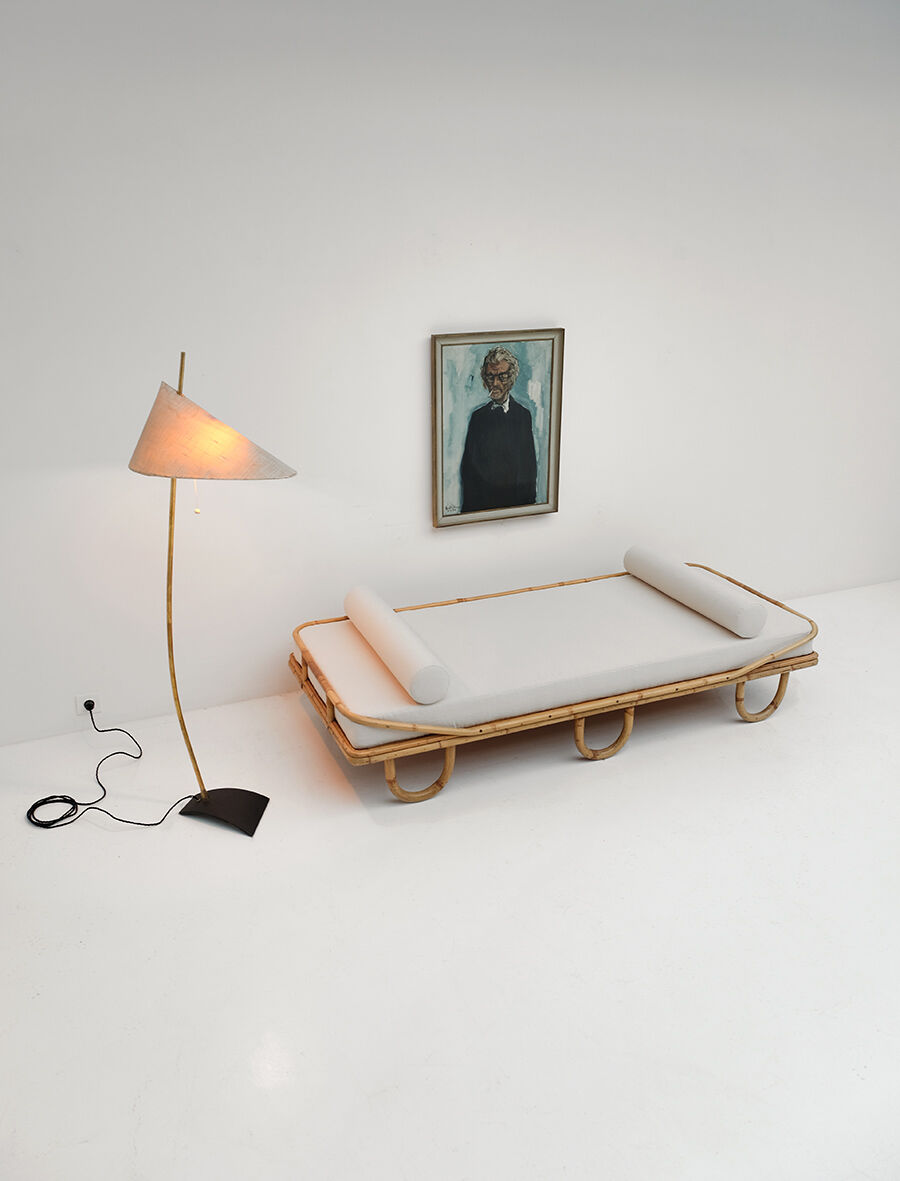 Daybed rotin  1960