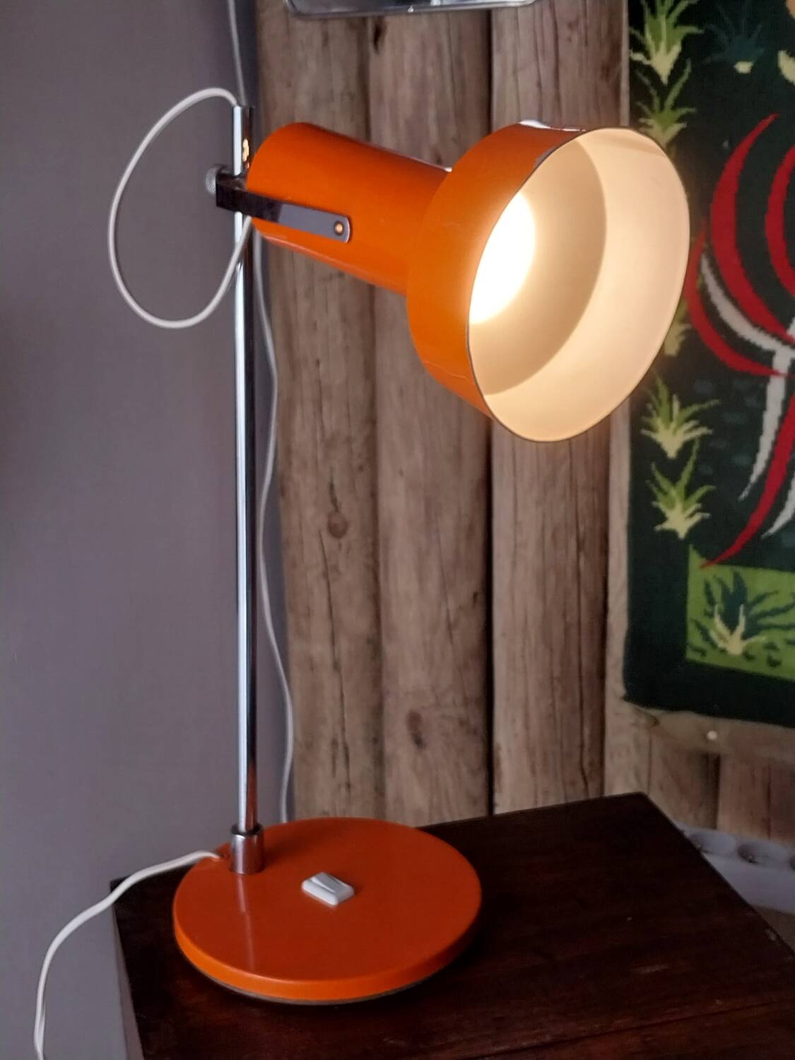 Orange lamp from the 70s