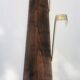 Vintage wall shelf, hanging, metal and wood