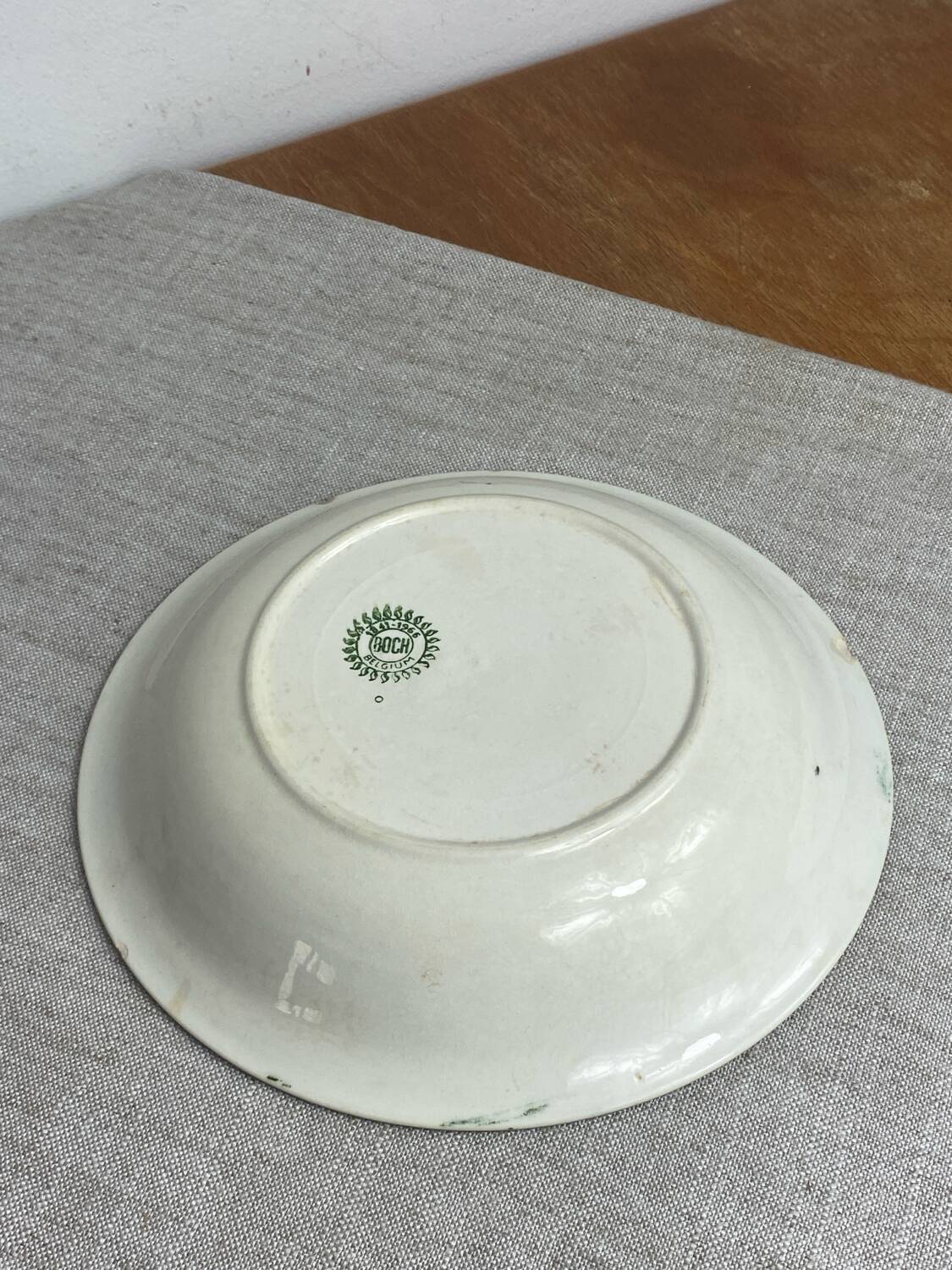 Boch Belgium round serving dish