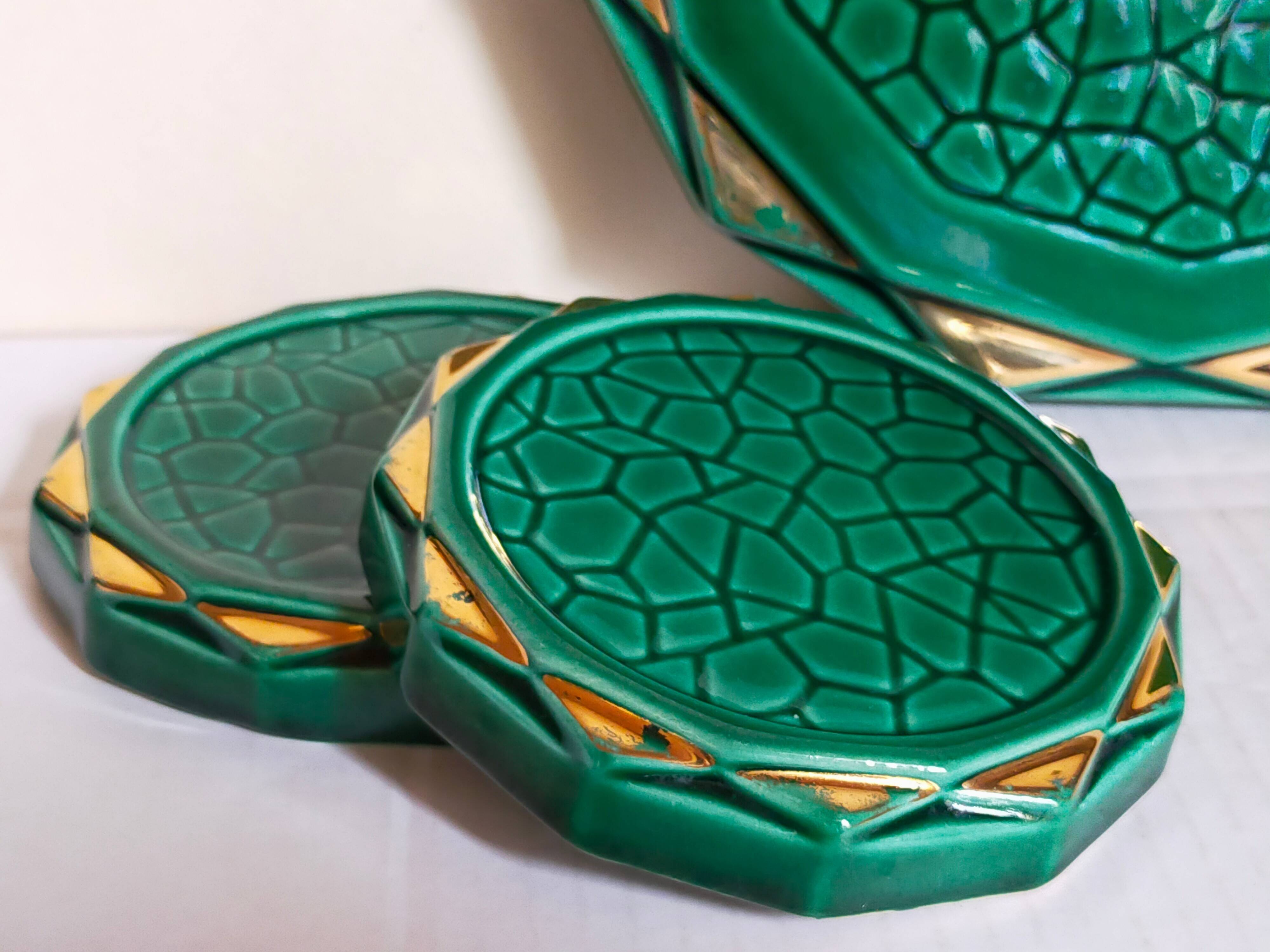 Slush trivets and bottle coastersvintages