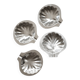 Ensemble de 4 plats en forme de coquillage