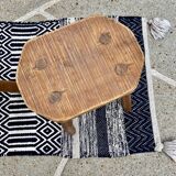 Brutalist stool-60s