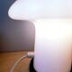 Mushroom lamp made of blown glass from Murano, 1970.
