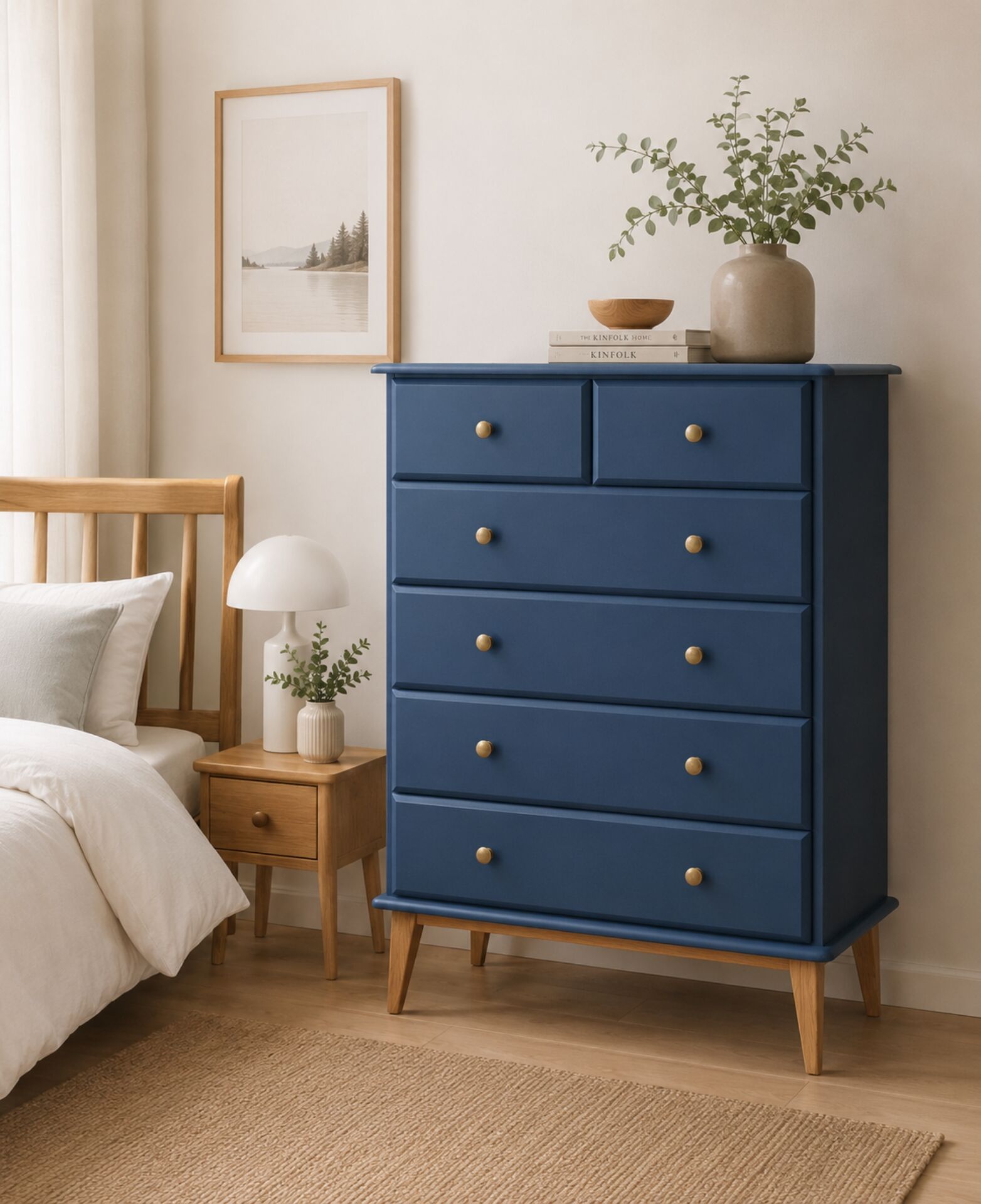 Commode blue ganne