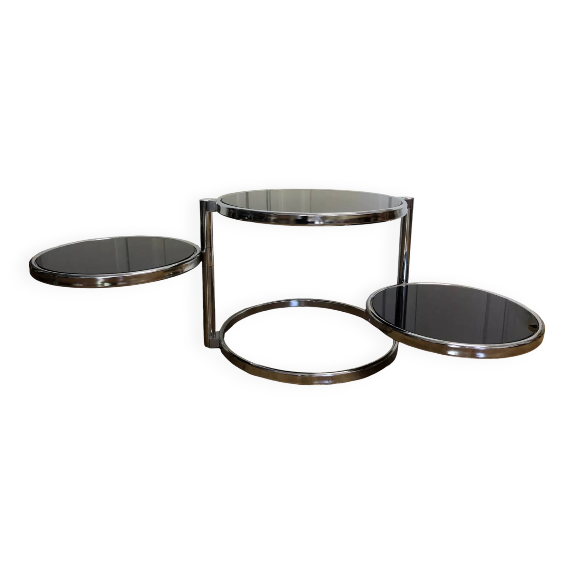 Leitmotiv-Swivel 3-tier coffee table